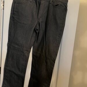 Never Worn: Levi's Dark Gray Straight Jeans for Men